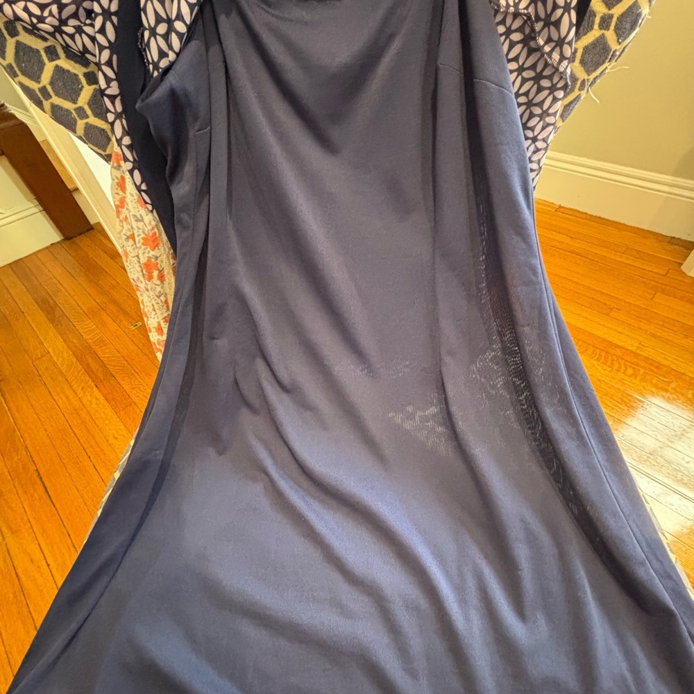 GAP Navy and Purple Patterned Dress - Picture 5 of 7